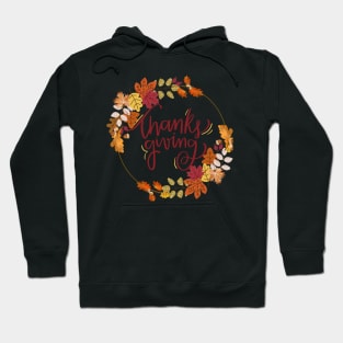 Thanksgiving Foliage Wreath Hoodie